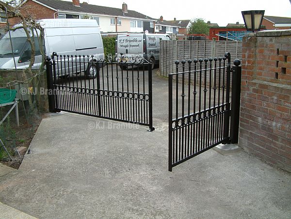  Electric Opening Gates, Odd Size, Somerset